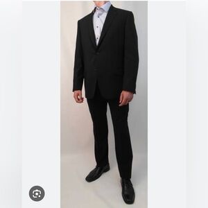 Jack Victor Prossimo Black Men's 100% Wool Blazer Made in Canada